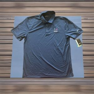NWT Nike Golf Polo Dri-FIT Navy Blue Mens Large